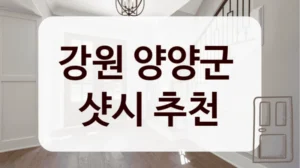 강원 양양군 
샷시 추천
