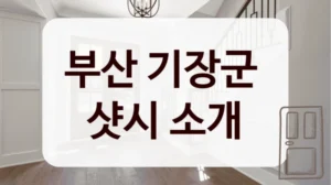 부산 기장군 
샷시 소개