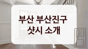 부산 부산진구 
샷시 소개